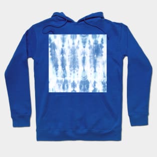 Blue Tie-Dye Pattern Hoodie